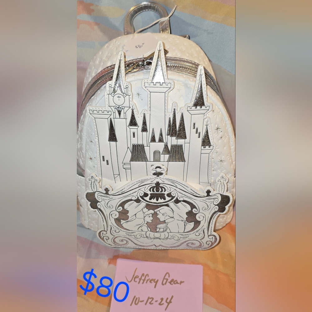Loungefly Disney Wedding Cinderella White Castle